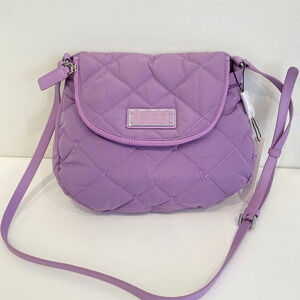 Marc Jacobs M0011324 Natasha Quilted Nylon Crossbody Regal Orchid